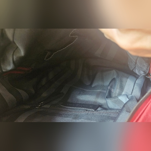 EUC BURBERRY BACKPACK IN RED - Picture 2 of 10